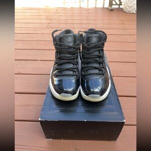 Jordan 11 Retro 72-10 in Black and Red